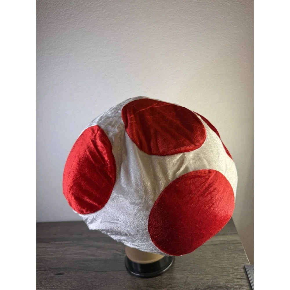 Adult Super Mario Plush Toad Hat
